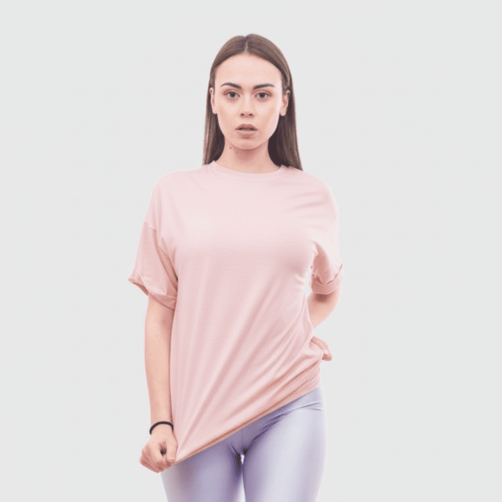 Athlos T-Shirt Μακρύ Γυναικείο Classic Soft Pink